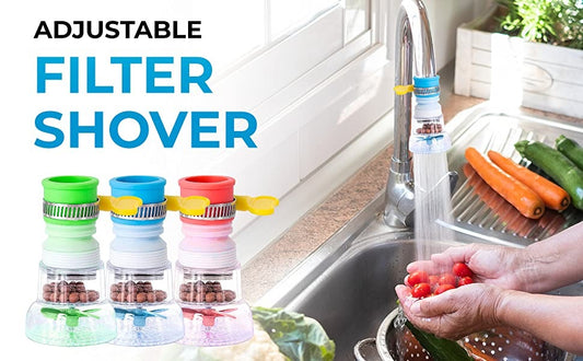 Adjustable 360° Water-Saving Faucet Nozzle